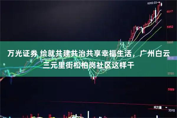 万光证券 绘就共建共治共享幸福生活，广州白云三元里街松柏岗社区这样干